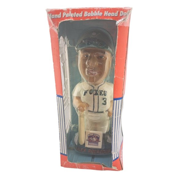 Alex Rodriguez Bobblehead Bobble Dobbles Yankees 01 Appleton Foxes Damaged Box - Picture 5 of 12